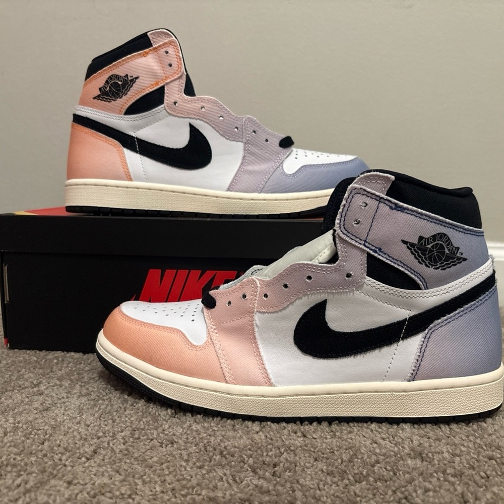 Nike Air Jordan 1 High OG Multi Color DX0054-805 Men's Size 10 Brand New In Box